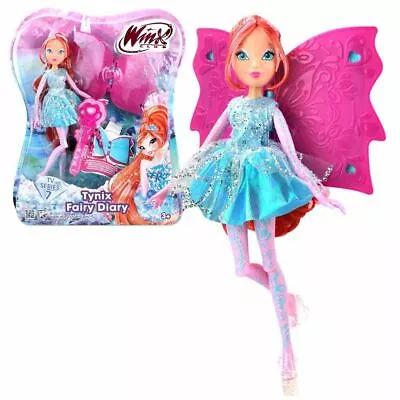 Winx Club Tynix Fairy Diary Bloom Doll Figure Tv Serie 7  11'' • $45.95