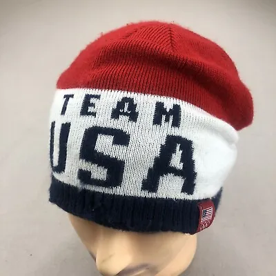 Official Olympic Team USA 2017 Knit Beanie Cap Hat Ski Snow Cross Country Skate • $9.99