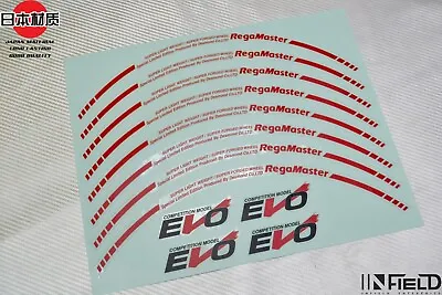 Japan Material 18  Evo Regamaster High Quality Replacement Decal Sticker #r059 • $121