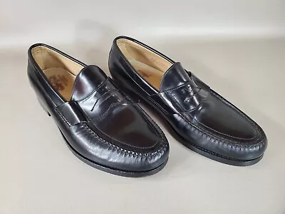 SAS Men's Black Leather Penny Loafers Size 9 • $49.99