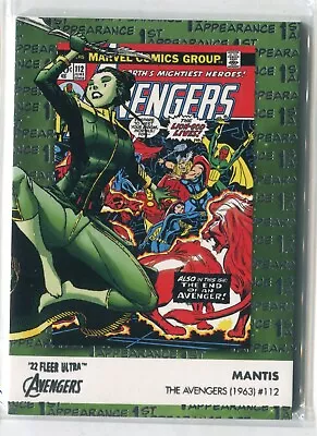 2022 Fleer Ultra Marvel Avengers 1st Appearance Mantis Insert #FA-7 • $2.99