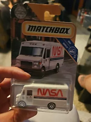 Matchbox White NASA Mission Support Vehicle 88/100 2019 - Package Issues • $10.99