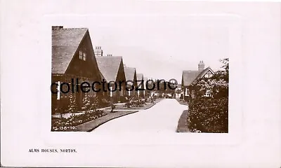 1909 Norton Middlesborough The Alms Houses Real Photo Postcard Posted • £10.10