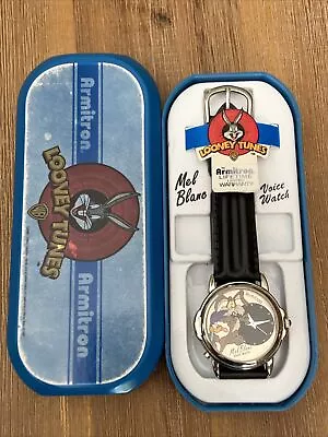 Vintage LOONEY TUNES Mel Blanc Armitron Wile E Coyote Road Runner Voice Watch • $49.99