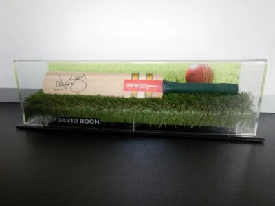 $299.99 • Buy ✺Signed✺ DAVID BOON Cricket Mini Bat COA Australia 2023 Shirt Jersey