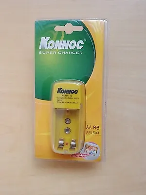 £1.99 • Buy Konnoc Battery Charger For AA AAA & 9V Sizes Mains