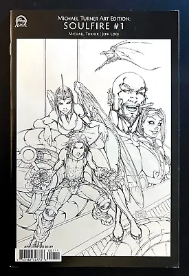 SOULFIRE #1 Michael Turner Art Edition B&W Sketch Cover Aspen Comics 2016 • $12.99