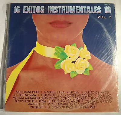 16 Exitos Instrumentales Vol. 2 Feat. Fausto Papetti Mexican Lp Still Sealed • $9.99