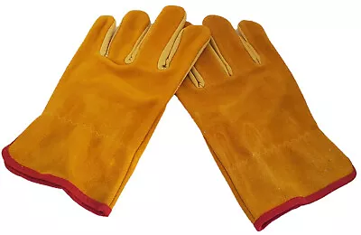 Leather Work Gloves • £3.49