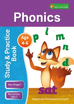 KS1 Phonics Study & Practice Book For Ages 4-6 (Reception -Year 1) • £6.99