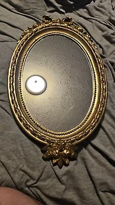 Vintage Home Interior/Homco Gold Wall Accent Mirror • $10