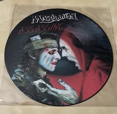 Marillion Assassing PICTURE DISC Stunning EX+ Vinyl Rare Original UK 12  • £10