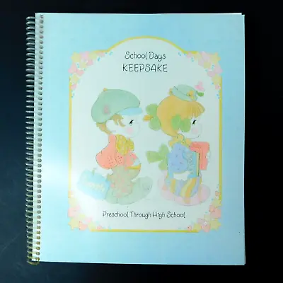 Precious Moments School Days Keepsake Binder Book Vintage 1993 NEW • $41.11