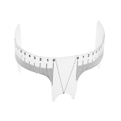 £3.42 • Buy UPDATED Eye Brow Grooming Stencil Shaper Ruler Measure Tool Makeup Reusable