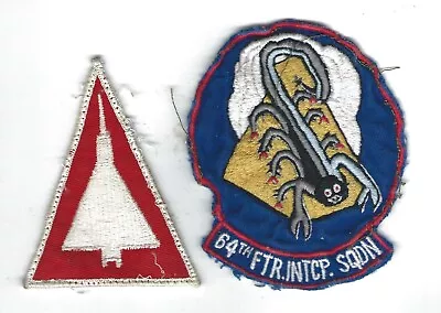 $199.99 • Buy 60's 64th FIGHTER INTERCEPTOR SQUADRON+F-102(64th PHILIPPINE MADE AT CLARK)patch