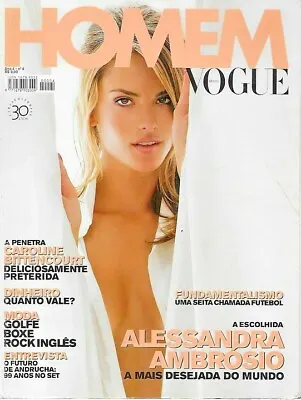 Vogue Homem Brazil 2005 Alessandra Ambrosio  Victoria's Secret Angelina Jolie  • $38.43