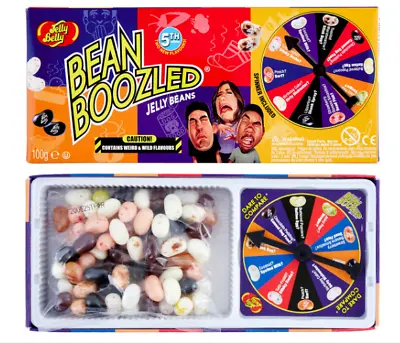 $12.30 • Buy Jelly Belly BEAN BOOZLED Jelly Beans Spinner Wheel Game 5th Edition100g Gift Box