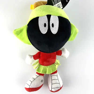 Looney Tunes Marvin The Martian Big Head 10  Squeaky Plush Dog Pet Puppy Toy • $10.99