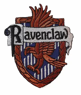 $5.50 • Buy Harry Potter Ravenclaw House Crest 2 3/4  Tall Embroidered Iron On Patch