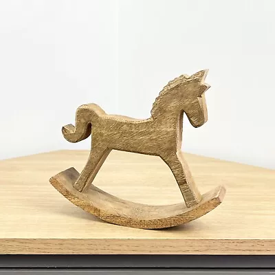 Unicorn Ornament Statue Figurine Sculpture Nursery Decoration Rocking Horse Gift • £12