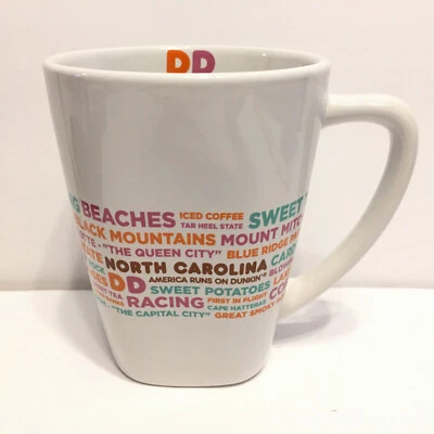 $9.49 • Buy North Carolina Runs On Dunkin Donuts Destination Coffee Mug Cup 2016