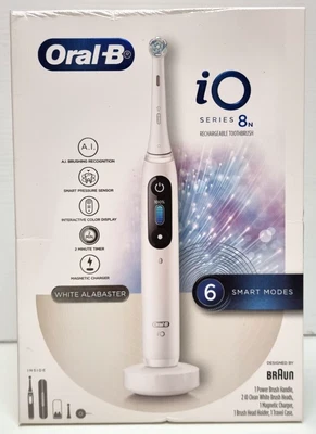 $1.04 • Buy Brand New Oral B IO 8n Series Rechargeable Toothbrush  White -Bid Starts From $1