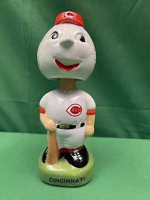 VTG CINCINNATI REDS Baseball Sports Nodder Bobble Head 7.5” X 3.25” • $30