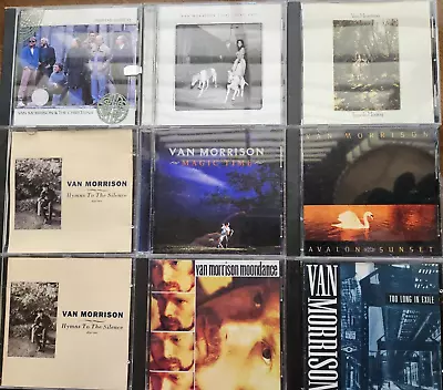 Van Morrison - Nine(9) CDs - Avalon Sunset-Moondance-Exile-More / VG+ • $29.99