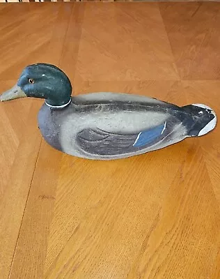 Vintage Victor (VATC) Paper Mache' Veri-Lite Mallard Drake Decoy With Glass Eyes • $32.99