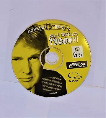 $8 • Buy DONALD TRUMP's REAL ESTATE TYCOON DISC ONLY 8+