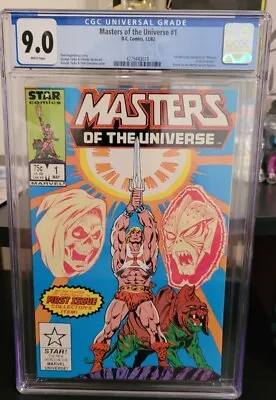 MASTERS OF THE UNIVERSE 1982 #1 CGC 9.0 VF/NM WP 1st He-Man Skeletor DC Comics • $99.99