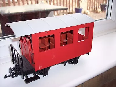 Lgb G Scale Model Railway Red Passenger Coach                    (rolling Stock) • £6.50