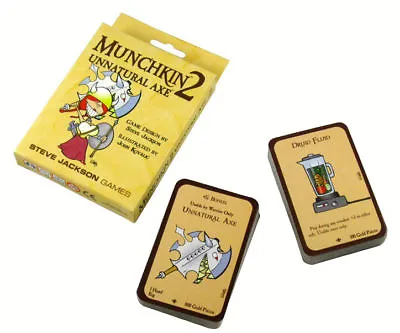 Munchkin 2: Unnatural Axe Card Game Expansion Steve Jackson Games SJG 1410 • $20.79