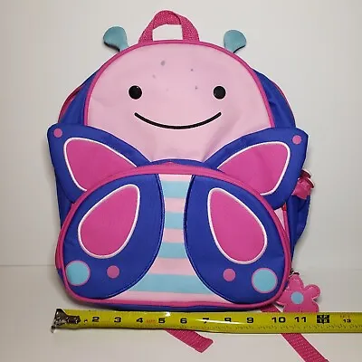 Skip Hop Zoo Little Kid Backpack Butterfly Toddler Pre-School Bag Purple Pink • £12.25