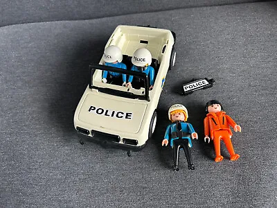 Vintage 1976 Playmobil 3149 Police Car And Figures • £7.99