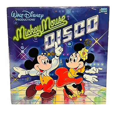 WALT DISNEY'S MICKEY MOUSE DISCO VINYL LP - Vintage - #2504 - Free Shipping • $10.99