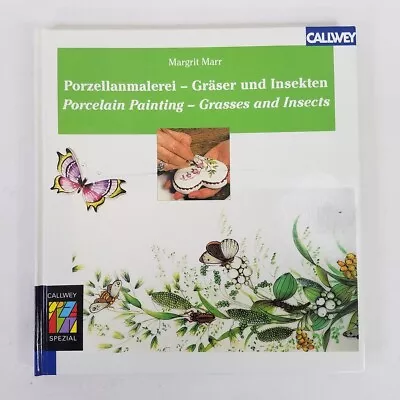 Porcelain Painting Grasses & Insects Margrit Marr China Decoration German • $19.99