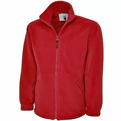 Ladies Full Zip Classic Warm Fleece Jacket Coat Size 8 To 30 SPORT WORK LEISURE • £19.95