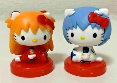 $36.50 • Buy Hello Kitty Rei Ayanami Asuka Evangelion Sanrio Set Japan Mini Figure Anime Rare