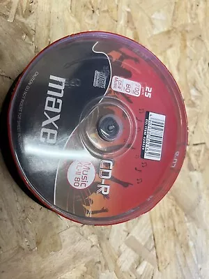 £9.90 • Buy MAXELL CD-R XL-II 80 Min Digital Audio Recordable Music CD Discs Spindle Pack 25
