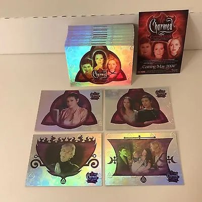 CHARMED CONNECTIONS Complete ALL PARALLEL Card Set ALYSSA MILANO W/ PROMO CC-FOA • $22