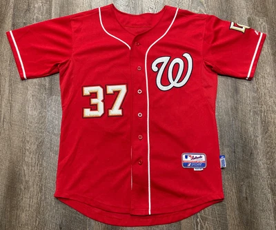 $40 • Buy Authentic Washington Nationals Stephen Strasburg Cool Base Jersey Size 48.