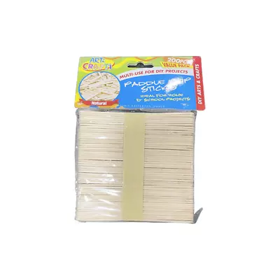 Paddle Pop Sticks 200pce - Natural • $18.99