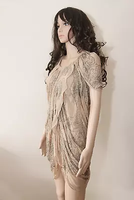 £75 • Buy Topshop Embellished Silk Cocktail Dress Uk 6 Us 2 Eur 34 Bnwt Rare Not Asos