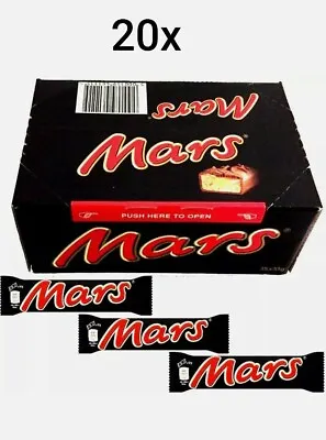 MARS BAR STD Pack OF 20×50g BARS Free Delivery.Best Offer.DATE:4/2024 • £18.99