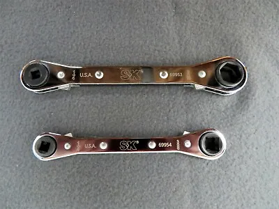 $16.95 • Buy SK   2  AC Refrigeration HVAC Ratcheting Wrenches    1/4 To 9/16     Made In USA