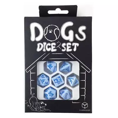 Q Workshop Dogs Dice Set - Max Dice Set 7 • $47.95