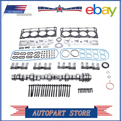 MDS Lifter Kit Camshaft Head Gasket Kit For 2009-2016 Dodge Ram 1500 5.7L HEMI • $428