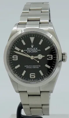 Rolex Ref 124270 Steel Automatic Oyster Perpetual Explorer 36 On Oyster W/B&P • $13000