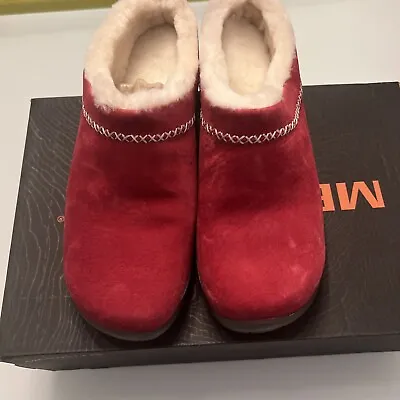 NEW Merrell Womens Encore Ice 4 Shoes Clogs Slides- Red. Size 8 • $69